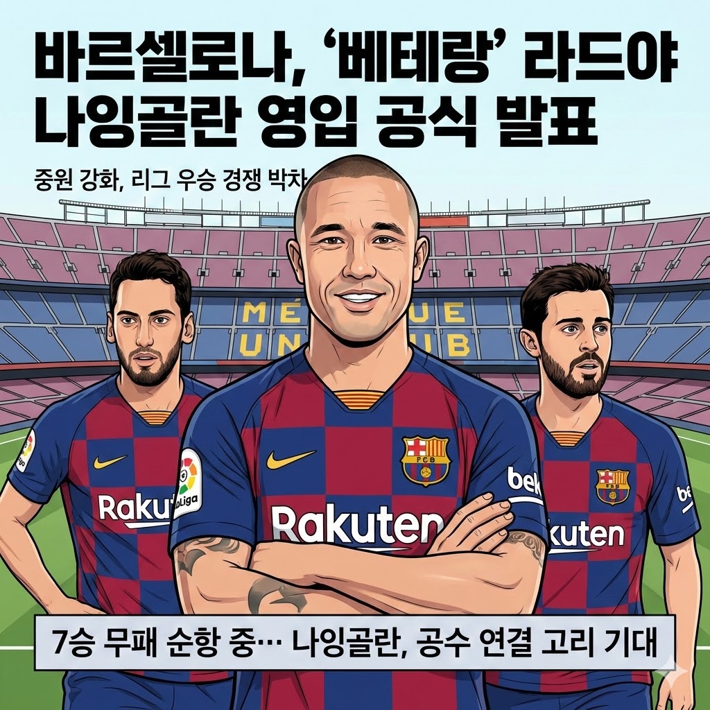 [피지컬 괴물] 나잉골란, 바르셀로나 전격 합류!